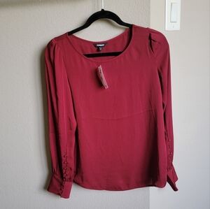 Elegant Red Women's Top